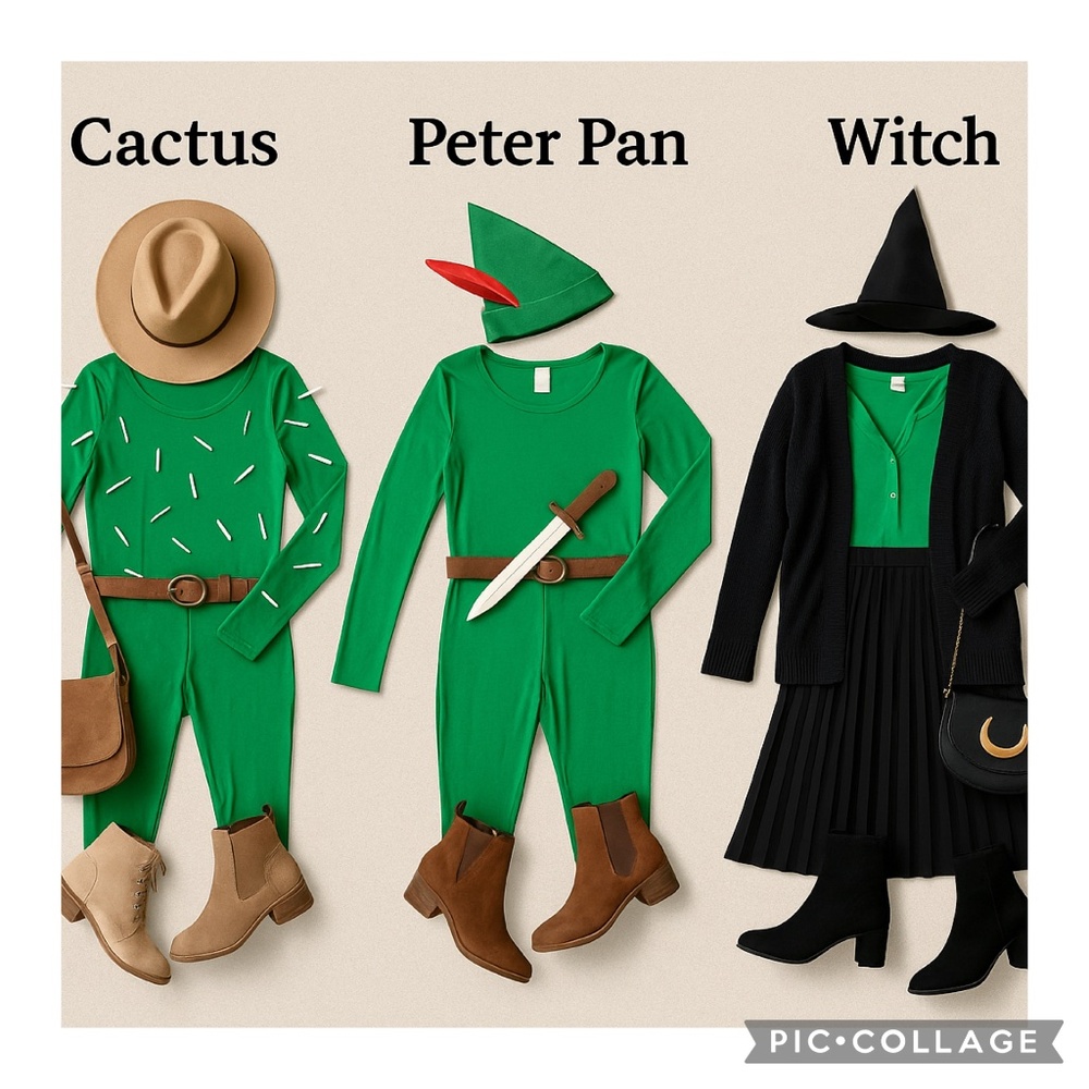 Spirit Green Costume Base Set | Long Sleeve Bodysuit & Matching Leggings‎ Size M